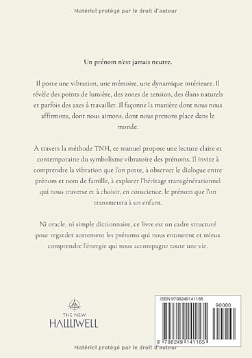 manuel vibratoire des prénoms Manuel Vibratoire des prénom : comprendre l’énergie des lettres et décrypter l’âme d’un prénom